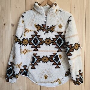 Liv Outdoor Ainsley Plush Sherpa Pullover Womens Medium